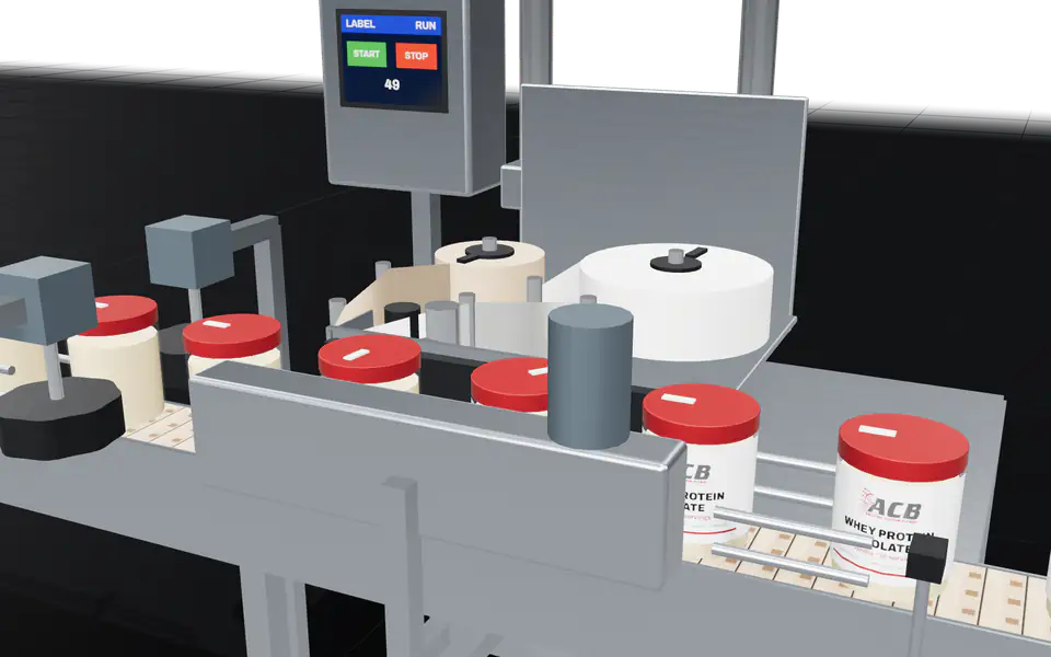 Labels wrapping onto canisters