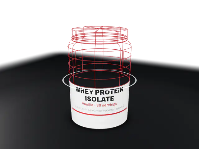 An ACB canister mockup taking shape from a glowing outline